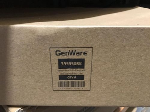 GenWare Porcelain Black Teapot with St/ St Lid & Infuser 50cl/ 17.6oz (Pack of 6) - 395950BK - 8