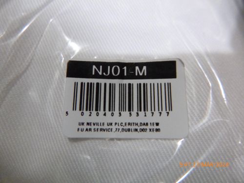 Basic Stud Jacket (Long Sleeve) White M Size - NJ01-M - 8