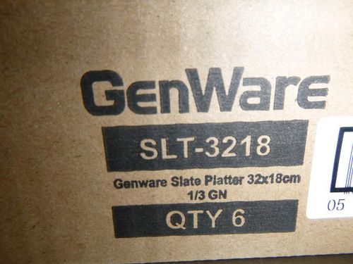 Genware Slate Platter 32 X 18cm 1/3 GN (Pack of 6) - SLT-3218 - 8