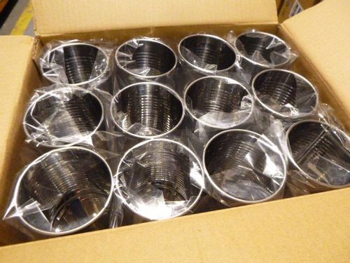 Stainless Steel Can 7.8cm Dia x 10.8cm (Pack of 12) - SSC8 - 10