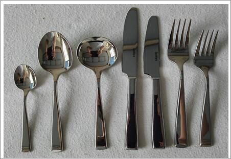 GenWare Taranto Pattern 7Pcs Sample Cutlery Set - 7PCS-TARANTO - 2