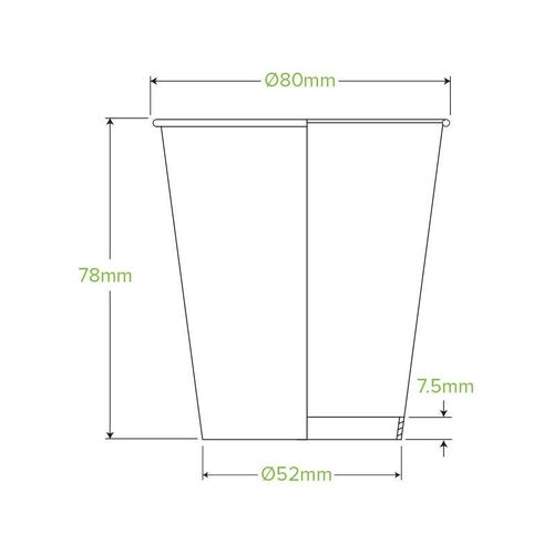 BioPak 6oz Single Wall Art Series BioCup (Pack of 1,000) - BC-6-ART SERIES-UK - 5