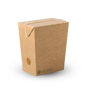 BioPak Unlined Small BioBoard Enclosed Chip Box (Pack of 800) - BB-CHIP-S-UK - 1