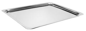 Bourgeat Excellence Stainless Steel Roasting Tray Gn 2/1 Depth 2cm - 12442-01 - 1