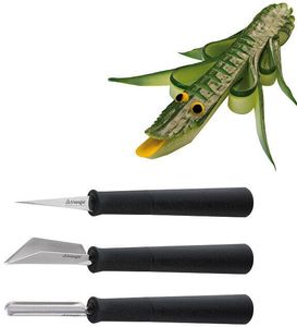 Set Of 3 Stainless Steel Carving Tools - 11712-01 - 1