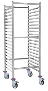 Bourgeat Optimo Racking Trolley Gn 2/1- 20 Shelves Spacing 7,5cm - 11537-02 - 1