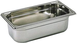 Bourgeat Stainless Steel Gastronorm Container - Without Handles - Gn 1/3 Depth 5.5cm - 12438-07 - 1