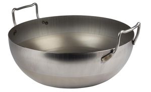 Black Steel Stove Top Deep Fryer Without Basket 32cm - 10149-01 - 1