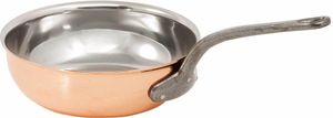 Matfer Alliance Copper Splayed Sauté Pan 24cm - 10143-03 - 1