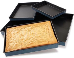 Exopan Exopan Flared Square Cake Straight 60x40x5cm - 10948-05 - 1