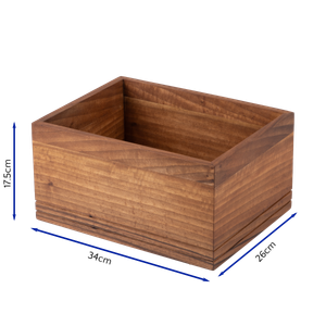 Bonzer Buffet Basket - Medium - Walnut 34 x 26 x H 17.5 cm - 13096-02 - 3