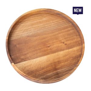 Bonzer Buffet Platter - Large - Walnut Ø41.5 x H 4.5 cm - 13097-03 - 1