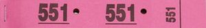 Cloakroom Tickets Pink (x50) - 010469 - 1