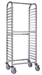 Bourgeat Exceptio Bakery Racking Trolley 60 X 40cm - 60cm Entry - 15 Shelves Spacing 8,9cm - 12779-03 - 1