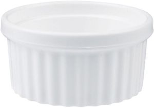 12 White Ribbed Ramekins 6 Cl Ø 6.5cm - 051461 - 1