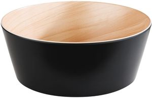 Frida Salad Bowl Wood/black Round 340 Cl Ø 26.5cm - 060739 - 1