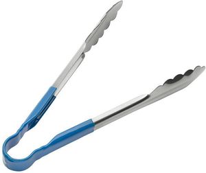 Stainless Steel Multi-purpose Tongs Blue Handle 24cm - 071689 - 1