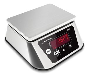 Ip67 Digital Scales Cx15 Stainless Steel Platform Up To 15 Kg/1 G - 252221 - 1