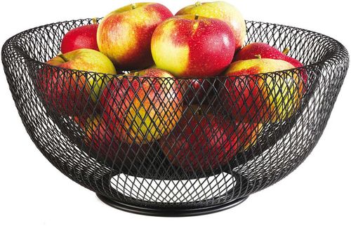 Black Lacquered Wire Baskets Ø 31 H 14 - 408553 - 2