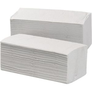 Box Of 3,750 (25 Packets Of 150 Sheets) 2-ply Paper Hand Towels, Z-folded Ecolabel - 711406 - 1