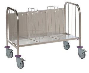 Plate Stacking Trolley With 2 Dividers - Large - 792206 - 1