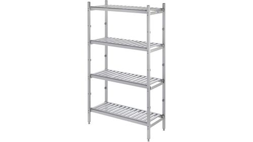 Aluminium Shelving Unit - D 60cm - 3 Shelves - 201cm - 811320 - 1