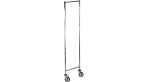 Stainless Steel Ladder Frame For Shelving Unit With Wheels - D 43.5cm - 819905 - 1