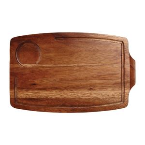 Churchill Wooden Rectangular Serving Boards 220x340mm (6 Pack) - FF463 - 1
