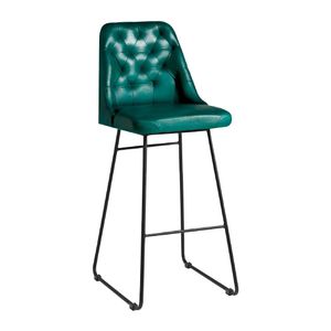 Harland Leather Bar Stool Vintage Blue - JM475 - 1