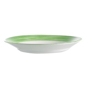 Arcoroc Brush Soup Plates Green 225mm (12 Pack) - JK566 - 3