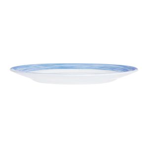 Arcoroc Brush Plates Blue 252mm (12 Pack) - JK543 - 3