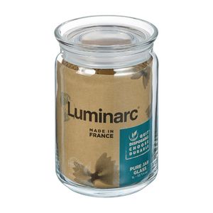 Luminarc Pure Jars with Glasses Lids 1Ltr (6 Pack) - JK608 - 3