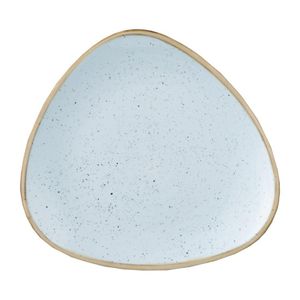 Churchill Stonecast Lotus Plates Duck Egg Blue 245mm (12 Pack) - FF672 - 1