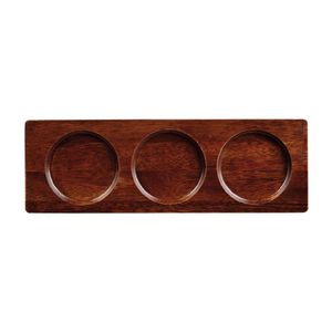 Churchill Wooden Rectangular Deli Boards 90x270mm (4 Pack) - FF466 - 1
