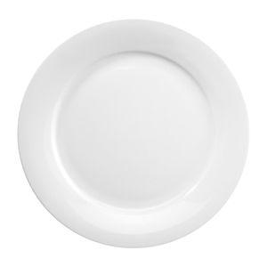 Churchill Art de Cuisine Menu Porcelain Rimmed Plates 228mm (6 Pack) - FF439 - 1