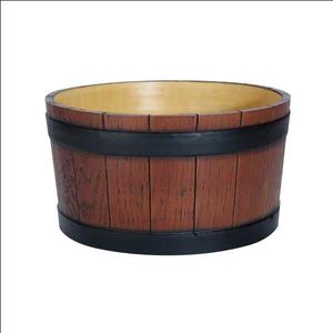 Barrel End Ice Tub 11Ltr Wood Grain - MCN103 - 1