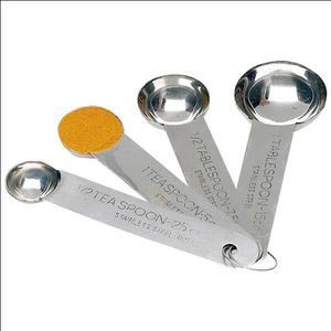 Measuring Spoons - S/S - 4Pc Set - 1312 - 1