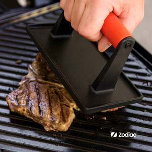 Cast Iron Burger Press 21.8Cm X 11Cm X 9Cm - MBPS21 - 3