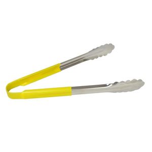 Utility Tong 30Cm / 12In Yellow - Bulk Packing - UT12YUK - 1
