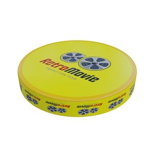 Custom Branded Round Tray Raised Edge (34.5cm) - C5040 - 3