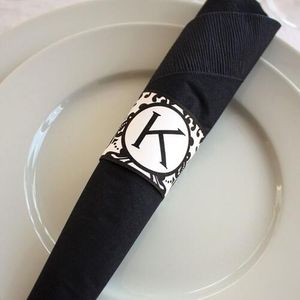 Custom Branded Card Napkin Rings - C1388 - 3