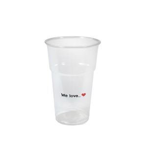 Custom Branded Disposable Plastic Smoothie Tumbler (400ml/14oz) - C2367 - 1