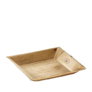 Custom Branded Square Deep Palm Leaf Tray (17.5x17.5cm) - C4221 - 1