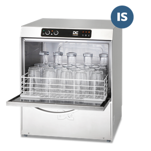 DC SG50IS Standard Range 500mm Basket Frontloading Commercial Glasswasher with Integral Water Softener, 30 Pint Capacity - SG50IS - 1