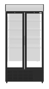 Sterling Pro Green SPD20HG Upright Hinged Double Door Display Chiller, 832 Litres - SPD20HG - 3