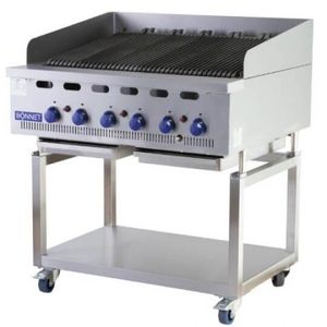 Hobart BCB900-1 Bonnet 900mm Gas Charbroiler, 22.2kW - BCB900-1 - 1