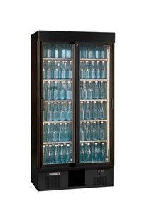 Gamko Maxiglass MG3/500SD Maxiglass Sliding Glass Double Door Upright Bottle Cooler, 500 Litres - MG3-500SD - 1