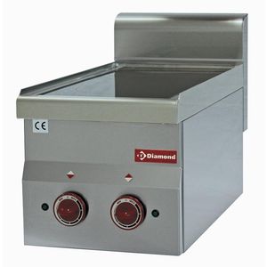 Diamond E60/2VC3T Vitroceramic Electric 2 Induction Hob Cooker, 3.6kW - E60-2VC3T - 1