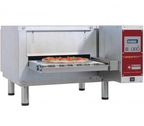 Diamond FTEV40/57-CB Electric Ventilated 1 Chamber Pizza Oven with Heat Transition Electric, 400mm Wide - FTEV40-57-CB - 2
