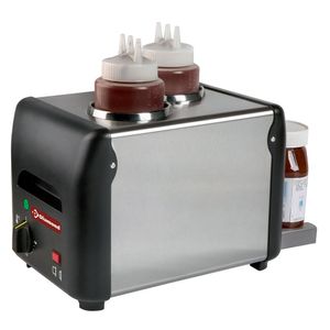 Diamond CC/NUT-2D Sauces & Cheese Heater 2 x 1 Liters - CC-NUT-2D - 1